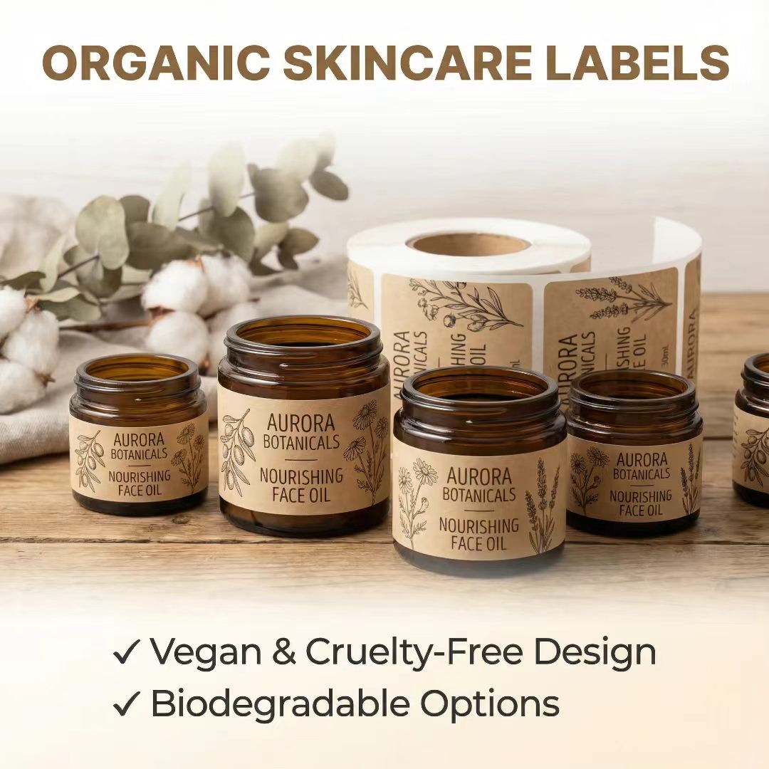 Kraft Soap Label - Custom Eco-Friendly Kraft Paper Soap Labels
