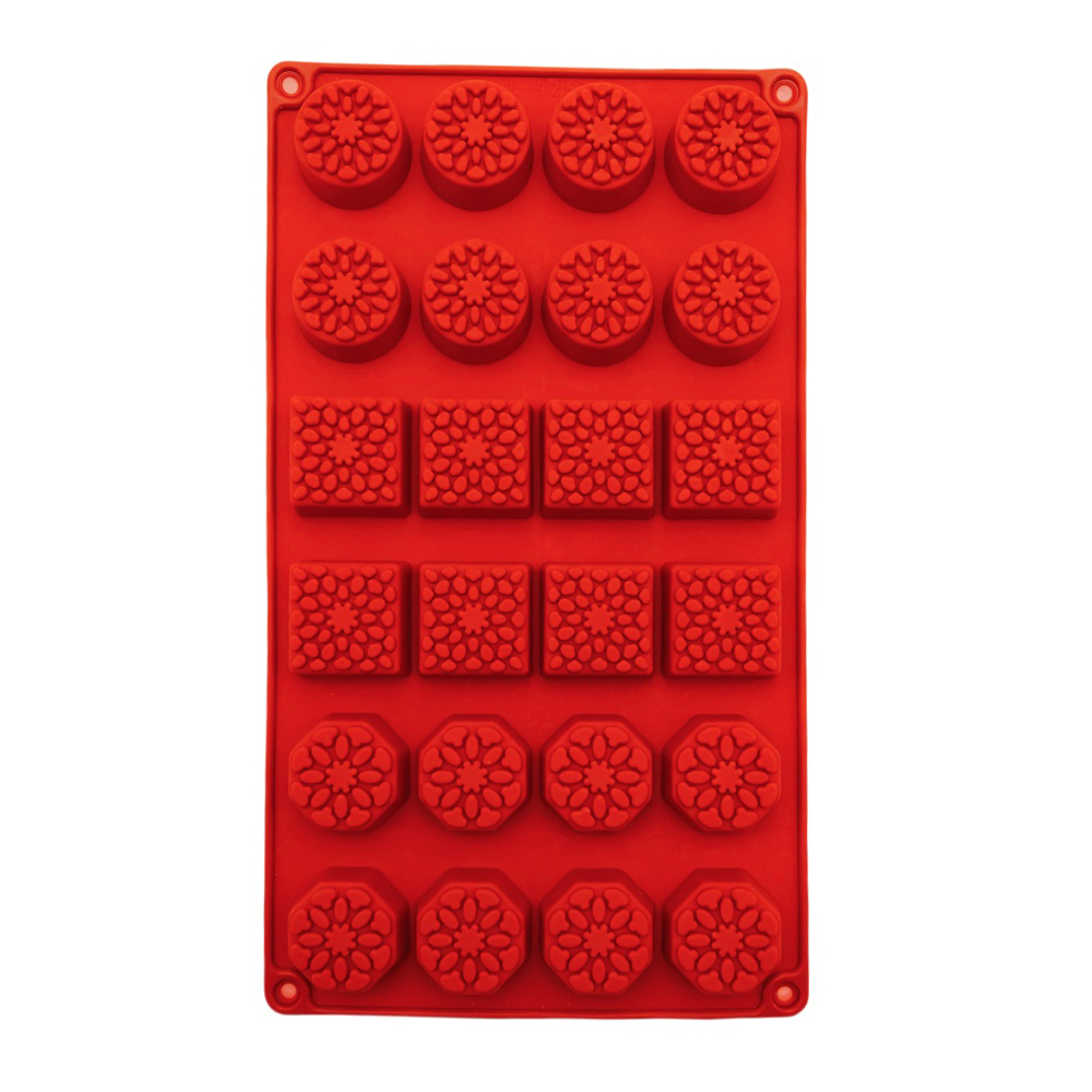 Soap Making Supplies Australia - New Arrival 24 Hole Round Square