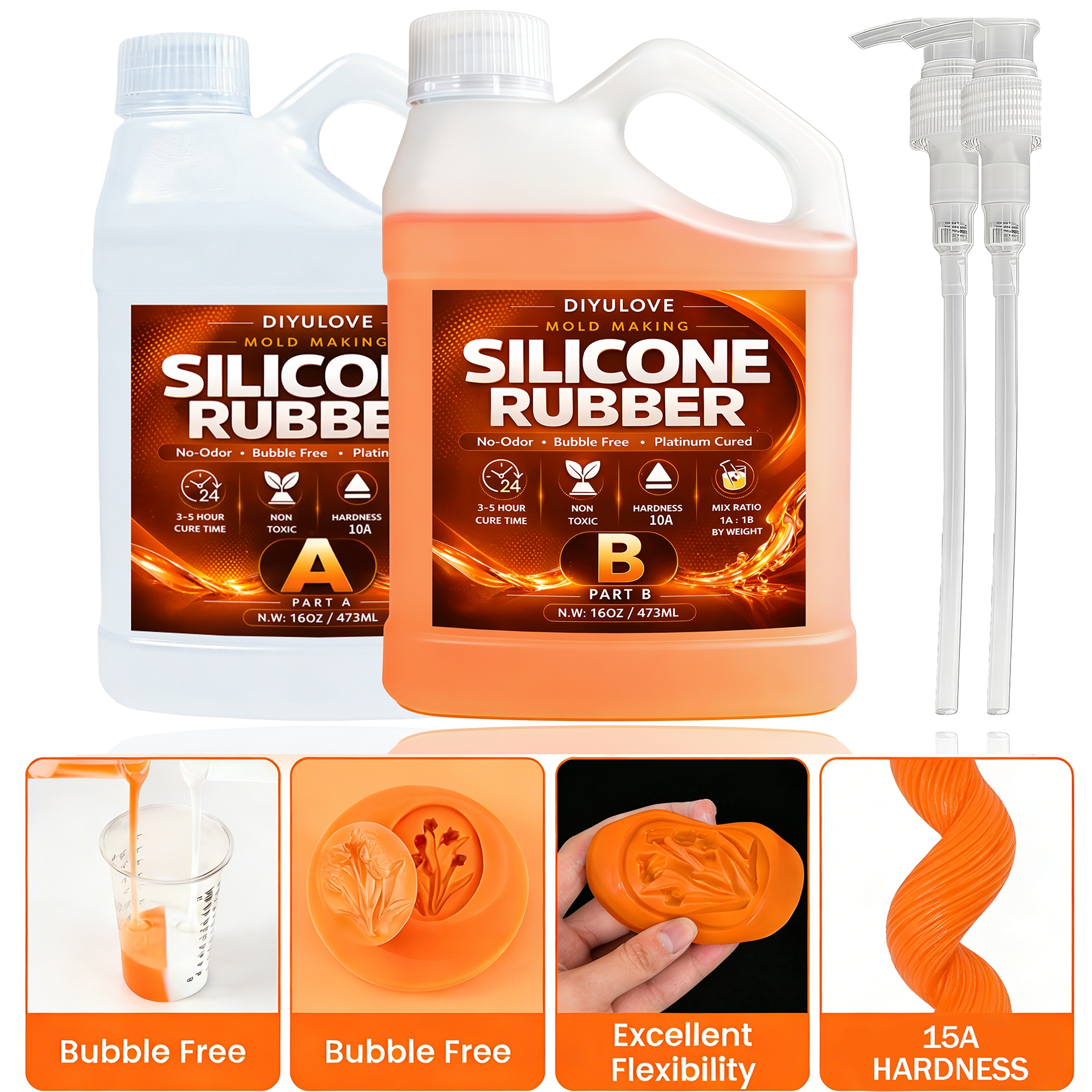 Soap Making Line - Liquid Silicone Rubber Kit,High-Performance Fast Cure