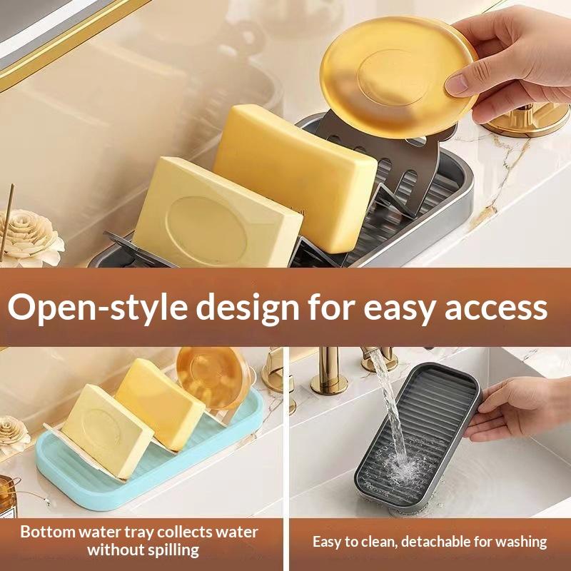 Soap Dish Draining - Stainless Steel Soap Dish Self Draining
