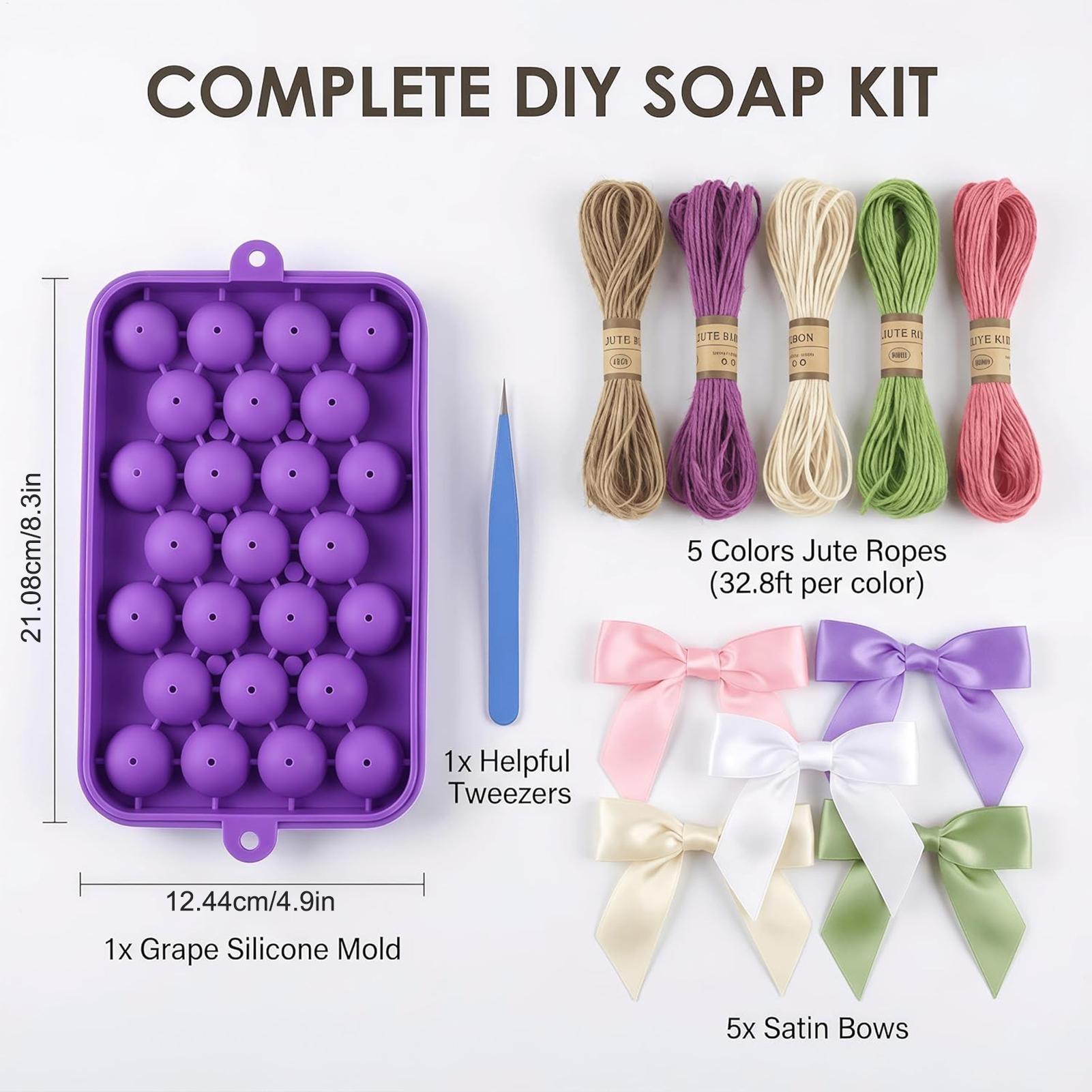 DIY Soap Making Kit Grape Soap – обзор и цена Soap Making Home