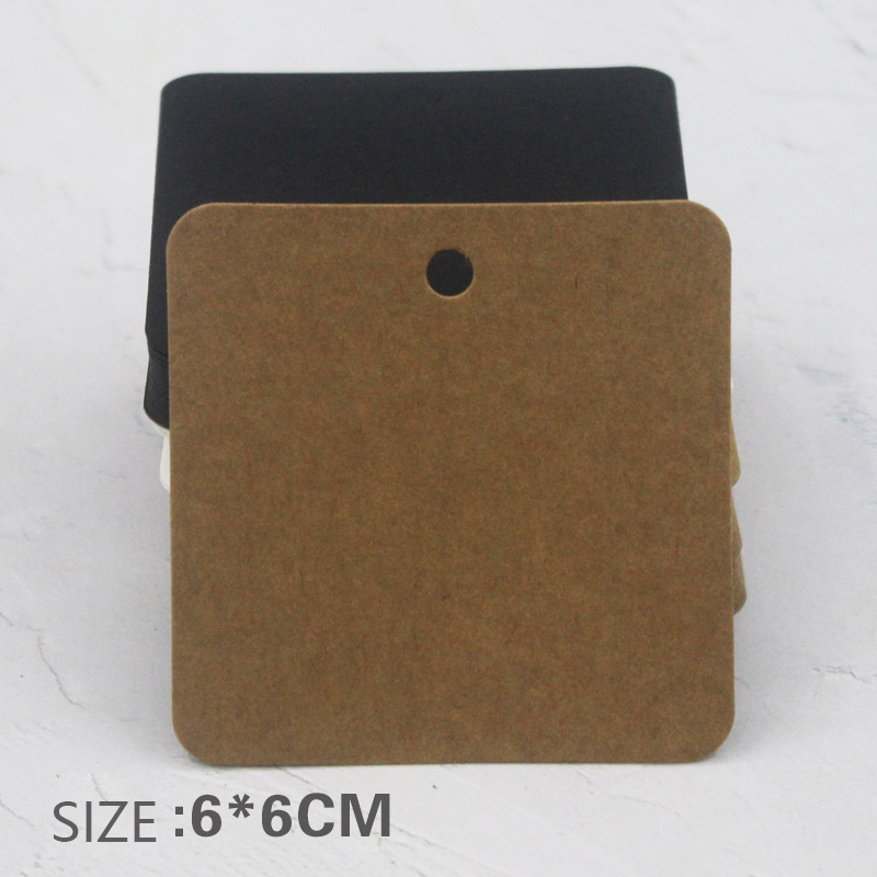 6x6cm Square Kraft Paper Tags  – обзор и цена Kraft Soap Label