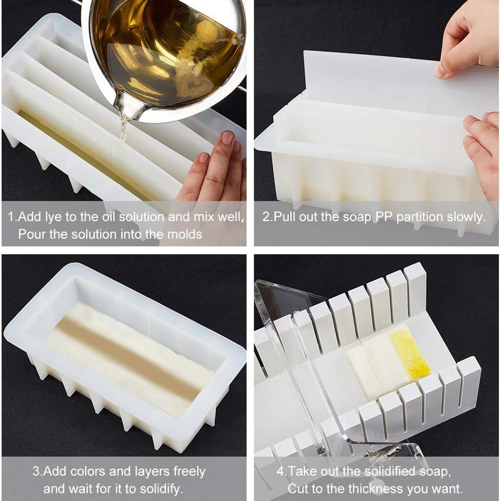 42oz Silicone Soap Mold with 5 – обзор и цена Soap Making Accessories