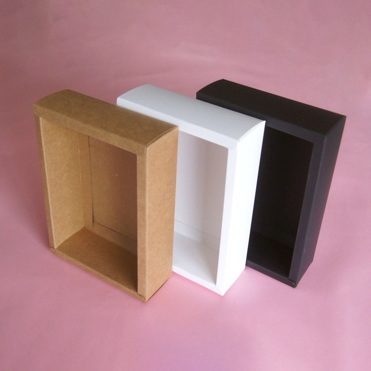 Drawer Gift Box White Black Kr – обзор и цена Kraft Soap Label