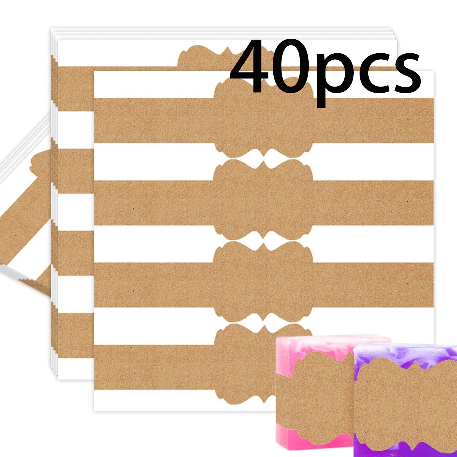 Custom 100Pcs Eco-Friendly Kra – обзор и цена Kraft Soap Label