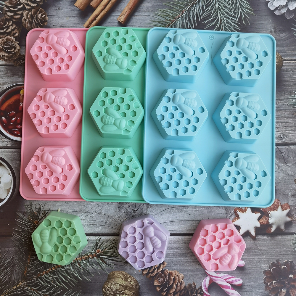 Silicone Hexagonal Bee Soap Mo – обзор и цена Soap Making Line