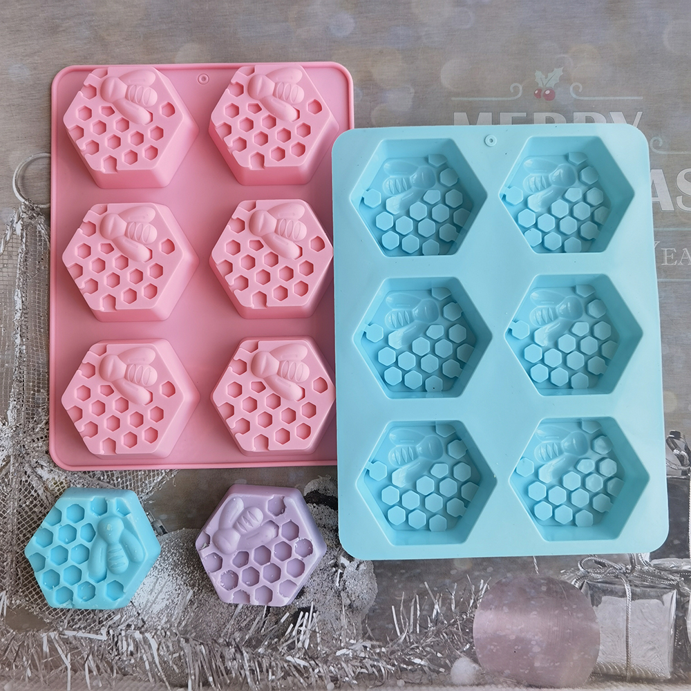 Silicone Hexagonal Bee Soap Mo – обзор и цена Soap Making Line