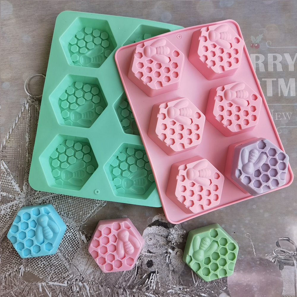 Silicone Hexagonal Bee Soap Mo – обзор и цена Soap Making Line