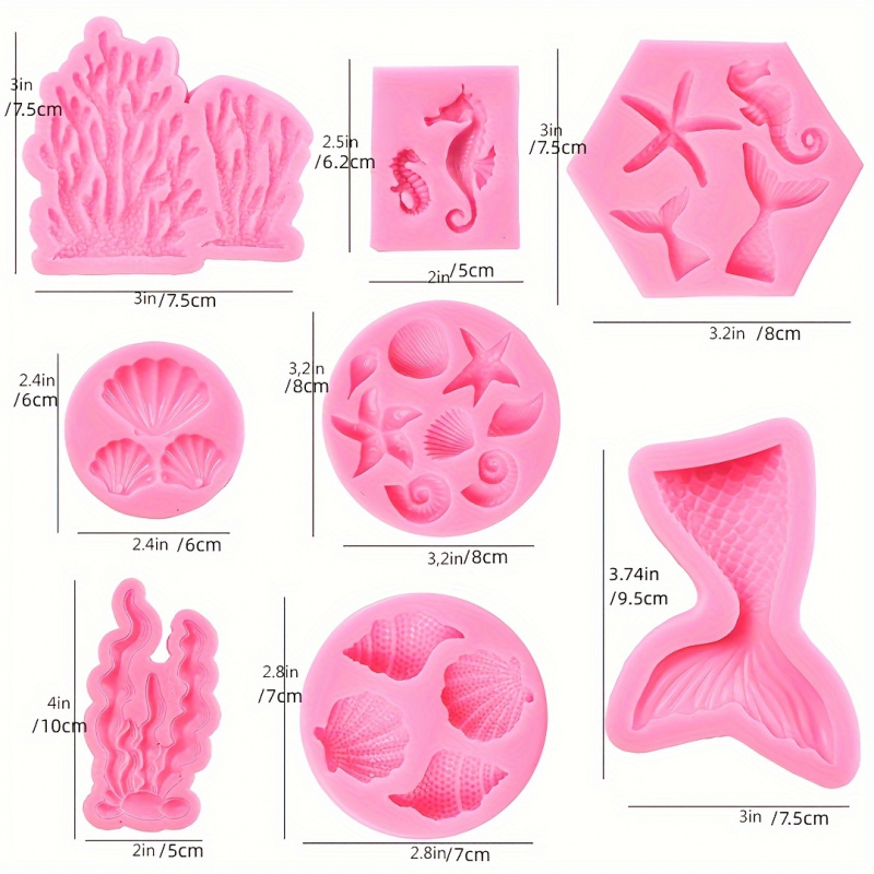 One Set8Seal fairy-shaped sili – обзор и цена Soap Making Line