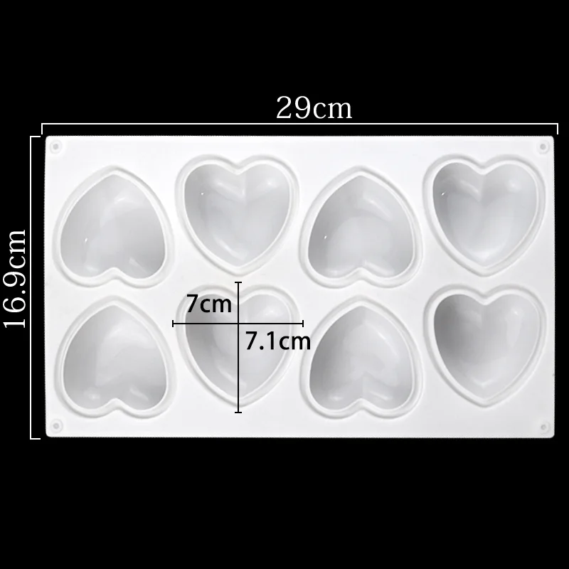 Love Heart Silicone Soap Mold  – обзор и цена Soap Making Line