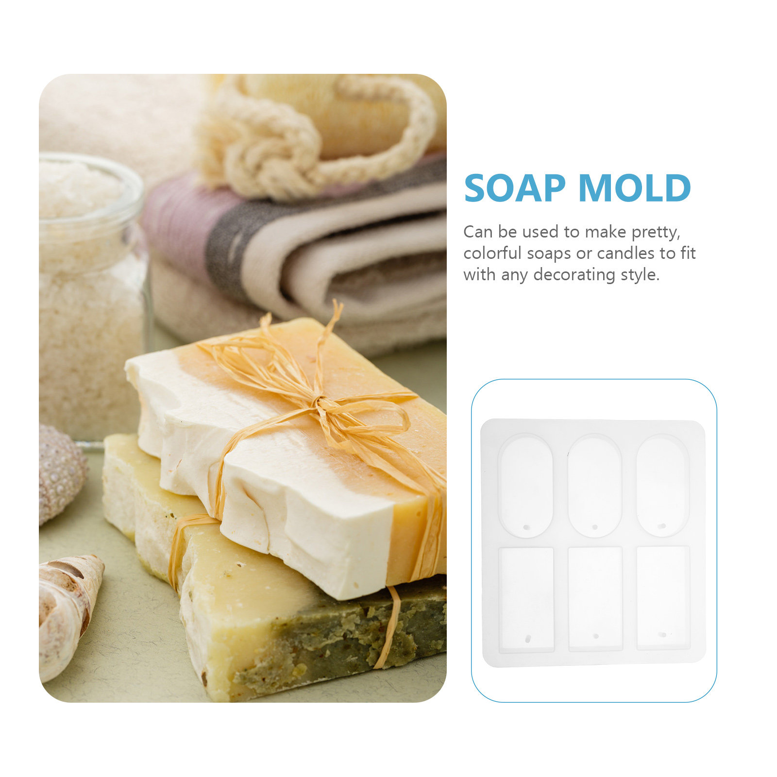 DIY Handmade Soap Mold Silicon – обзор и цена Soap Making Die