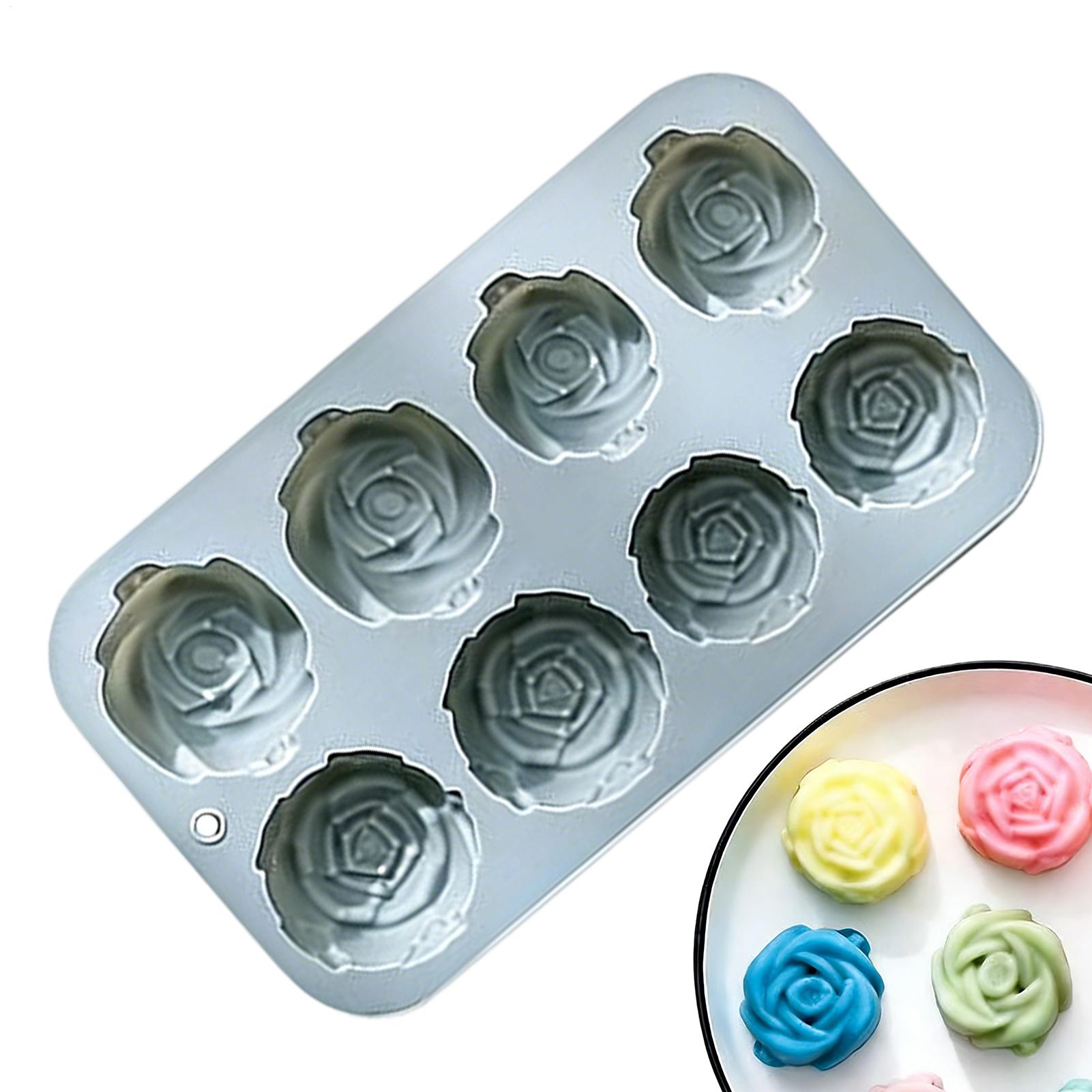 8 Holes Rose Flower Silicone M – обзор и цена Soap Making Line