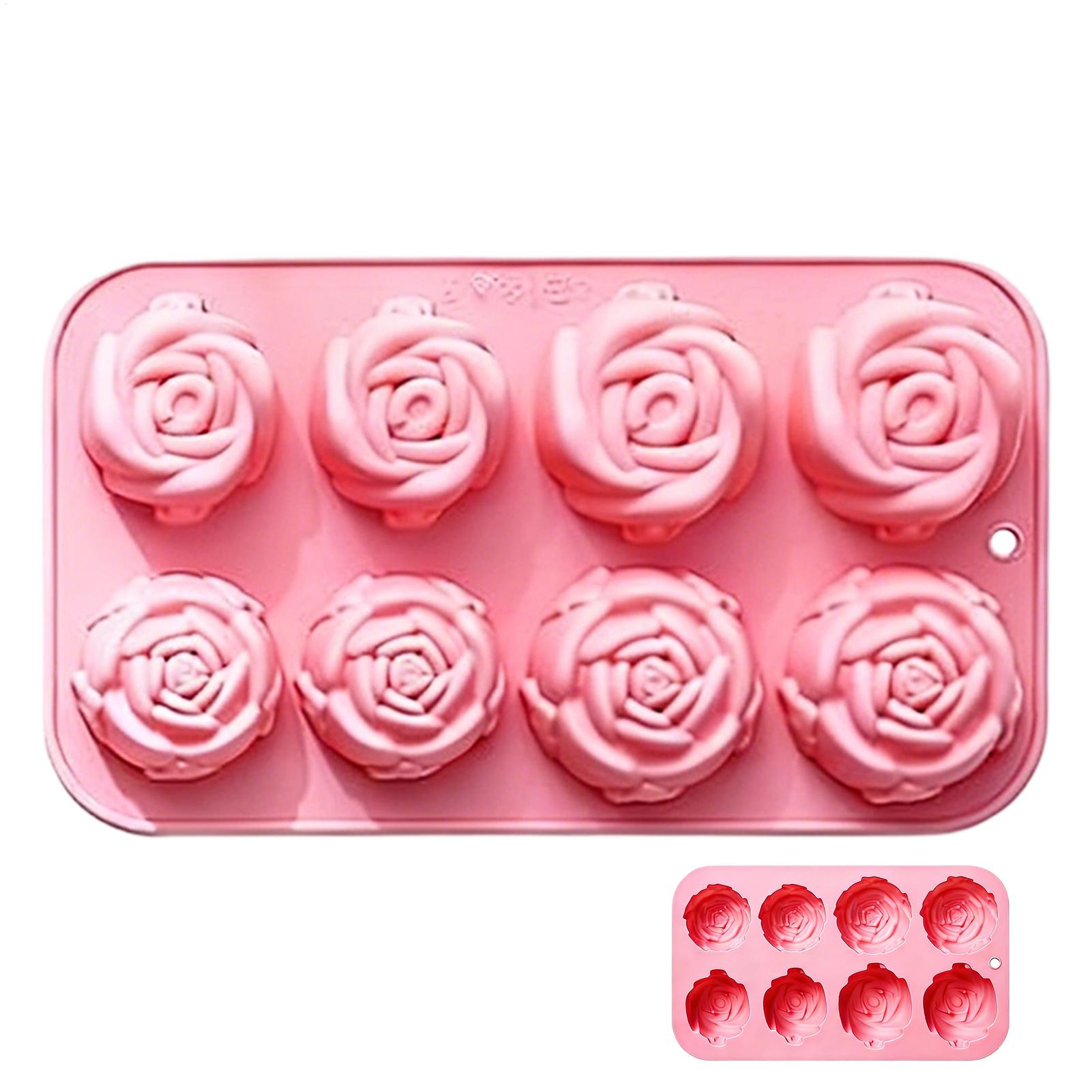 8 Holes Rose Flower Silicone M – обзор и цена Soap Making Line
