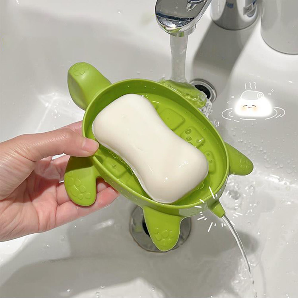 Turtle Drain Soap Box  Cartoon – обзор и цена Soap Dish Draining
