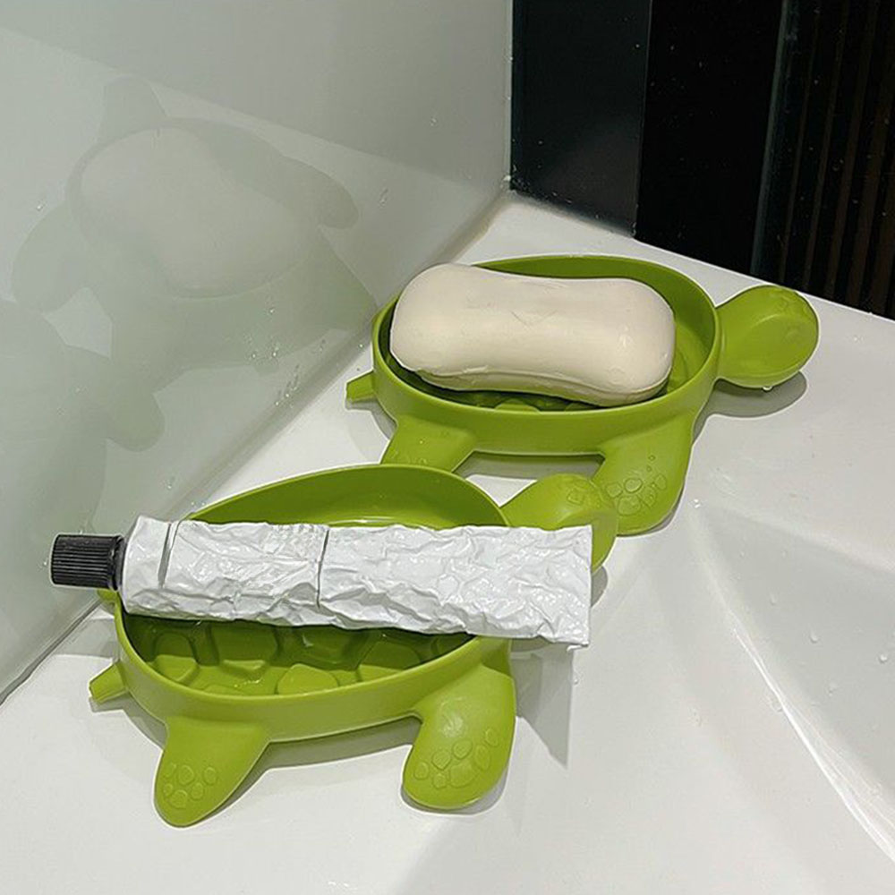 Turtle Drain Soap Box  Cartoon – обзор и цена Soap Dish Draining