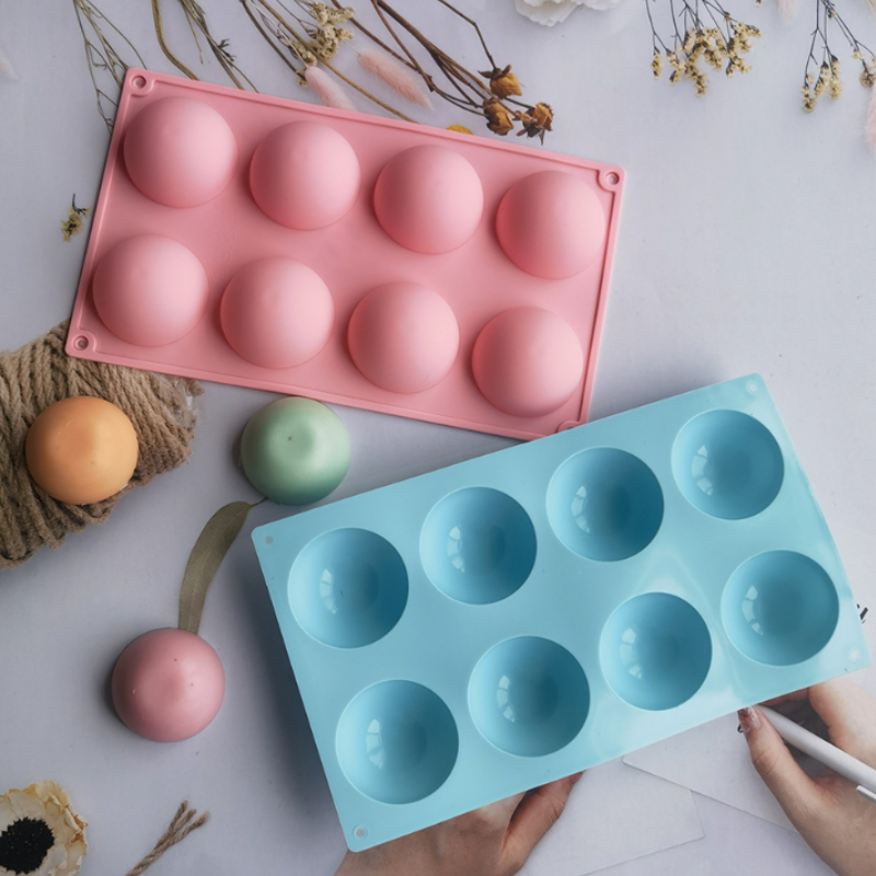 8 Hole halfsphere Silicone Pud – обзор и цена Soap Making Home