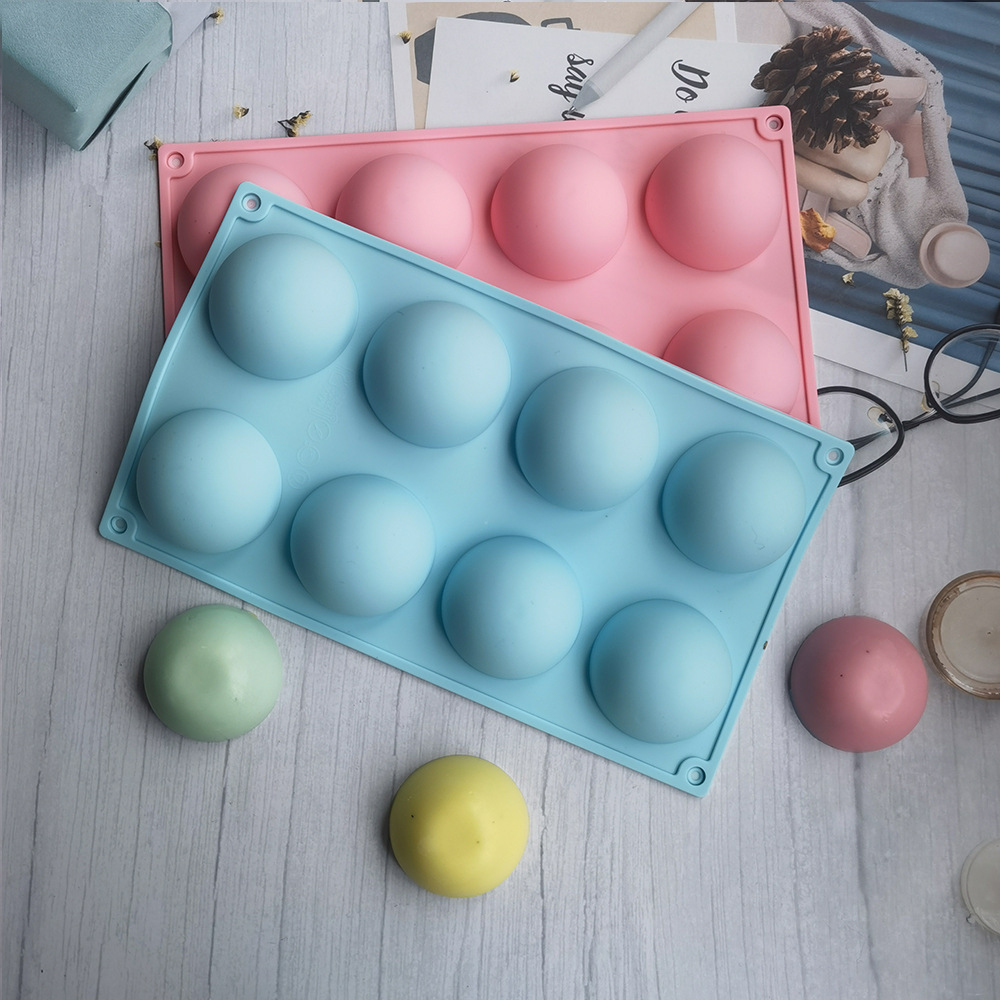 8 Hole halfsphere Silicone Pud – обзор и цена Soap Making Home