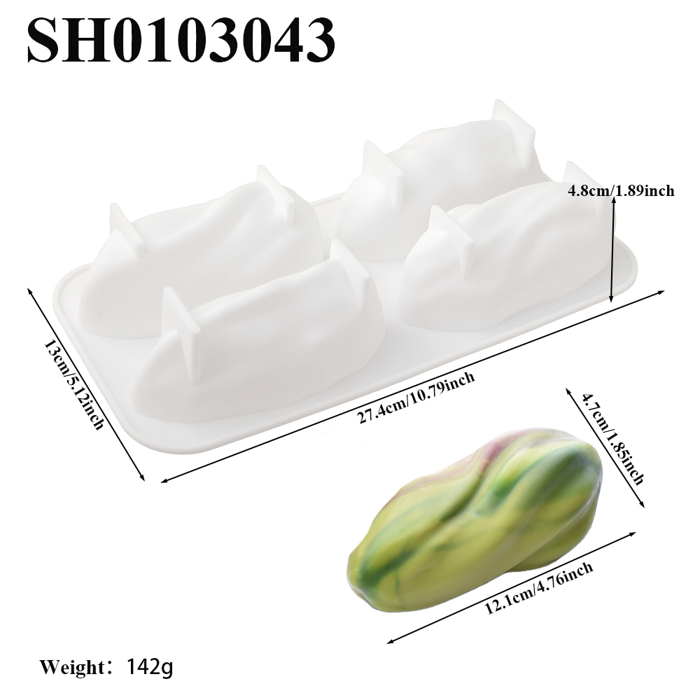 4 or 9-Cell Pistachio Design S – обзор и цена Soap Making Equipment