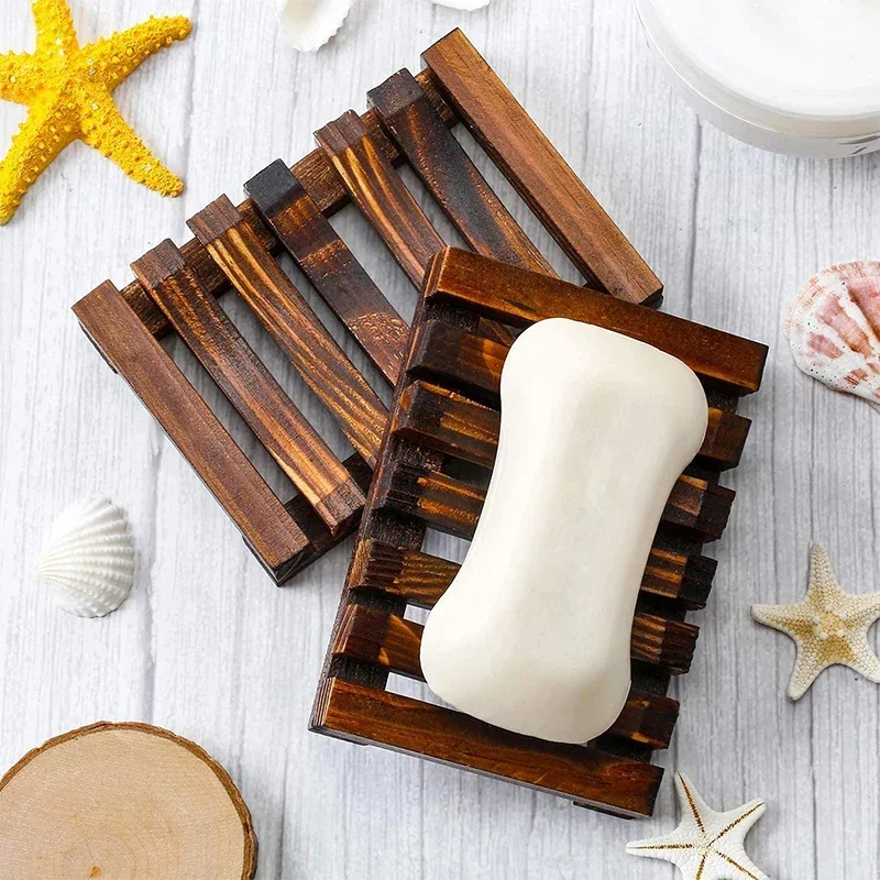 Wooden Natural Bamboo Soap Dis – обзор и цена Soap Dish Draining