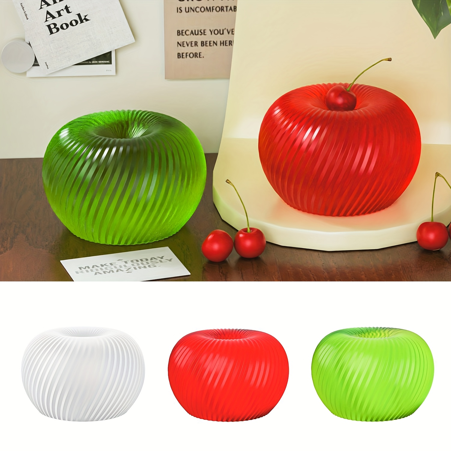 A trendy red apple silicone mo – обзор и цена Soap Making Line