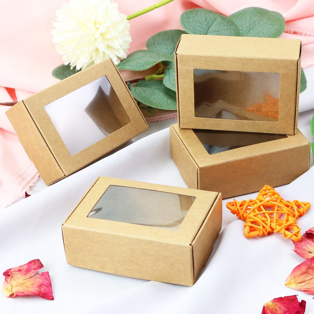 50Pcs Mini Kraft Paper Box wit – обзор и цена Kraft Soap Label
