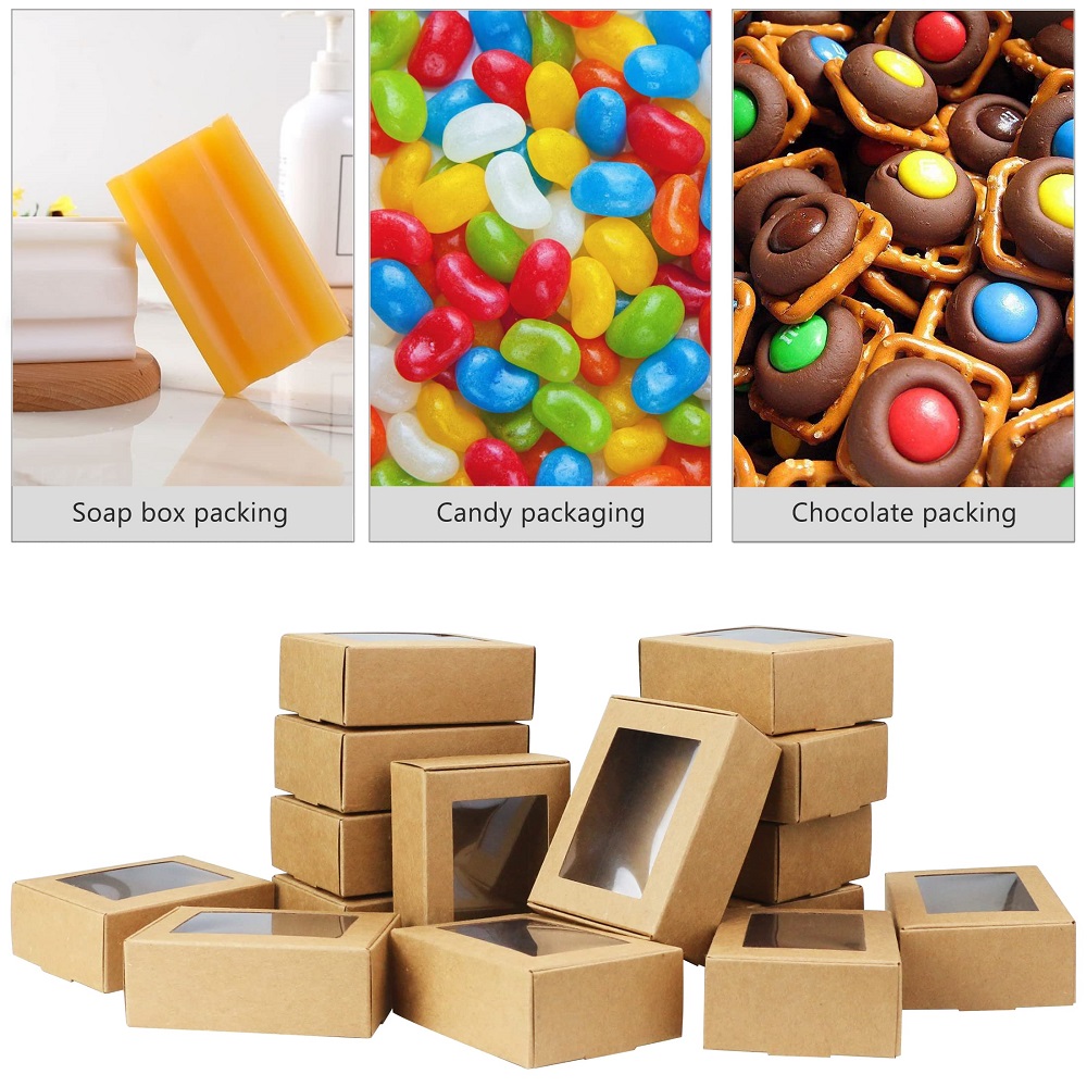 50Pcs Mini Kraft Paper Box wit – обзор и цена Kraft Soap Label