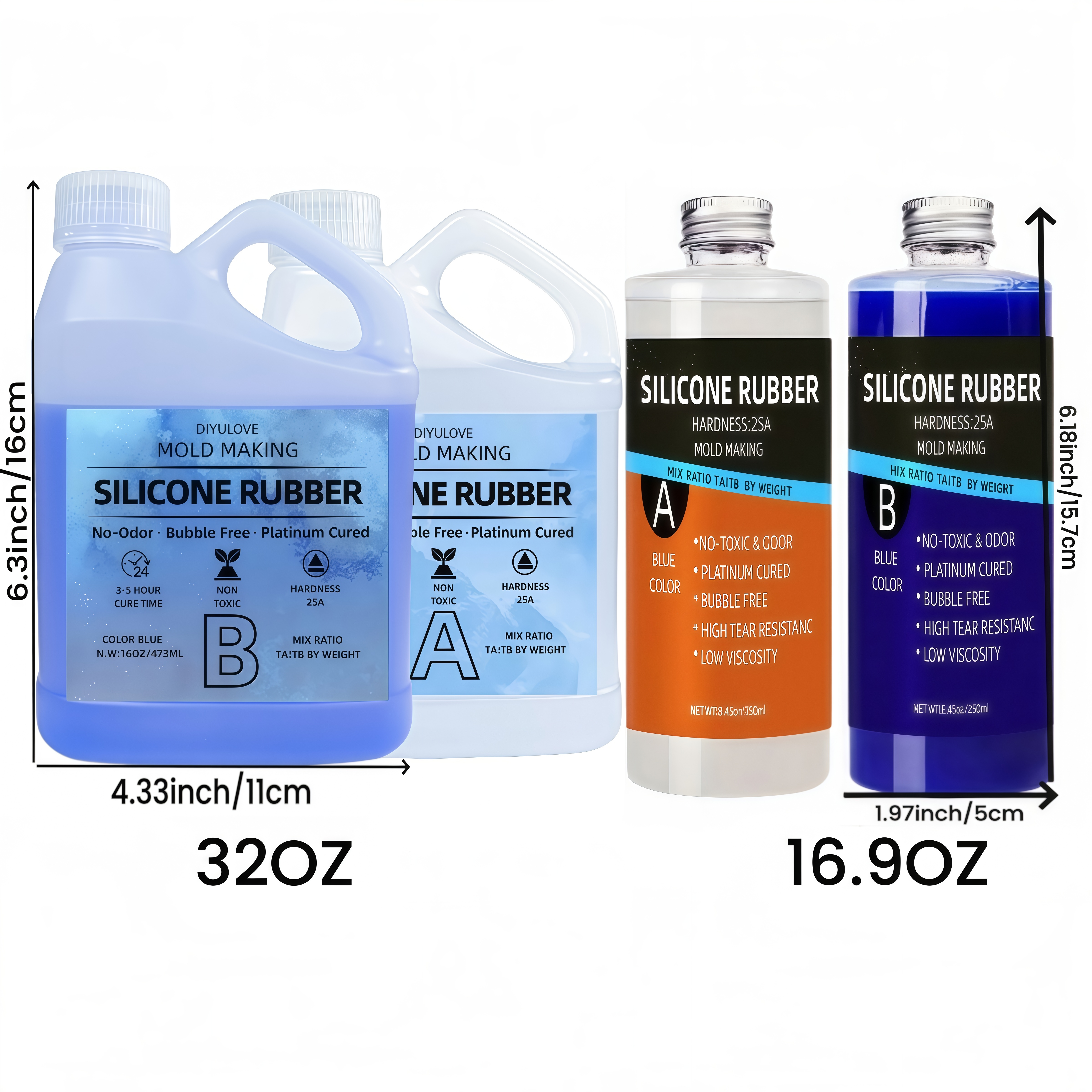 32oz High-Performance Silicone – обзор и цена Soap Making Line
