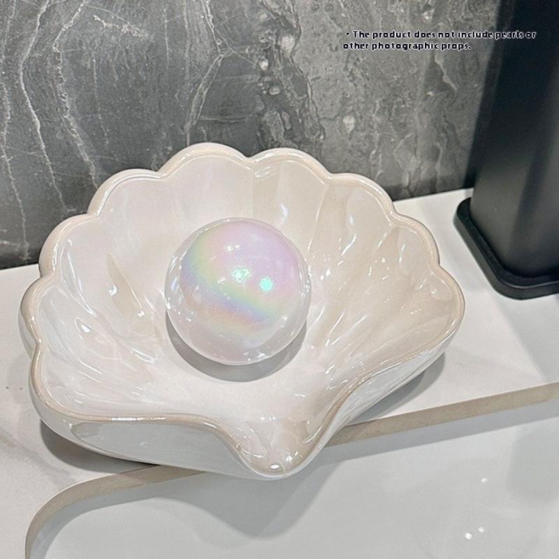 1/2Pcs Shell Shape Drain Soap  – обзор и цена Soap Dish Draining