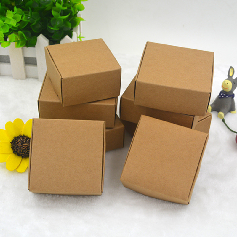 100pcs Kraft Paper candy Box,s – обзор и цена Kraft Soap Label