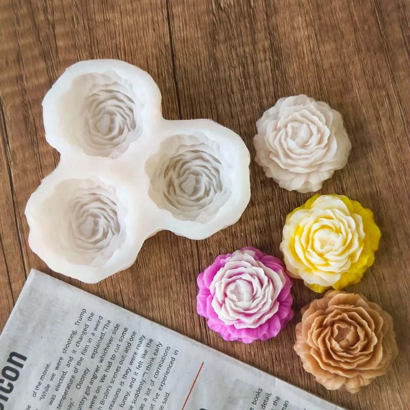 Peony Flower Candle Silicone M – обзор и цена Soap Making Equipment