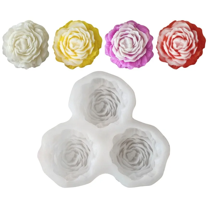 Peony Flower Candle Silicone M – обзор и цена Soap Making Equipment