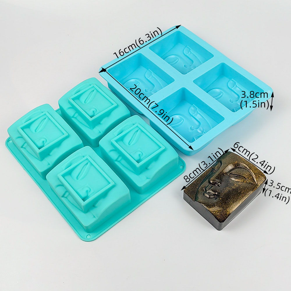 4 Holes Buddha Portrait Soap M – обзор и цена Soap Making Line