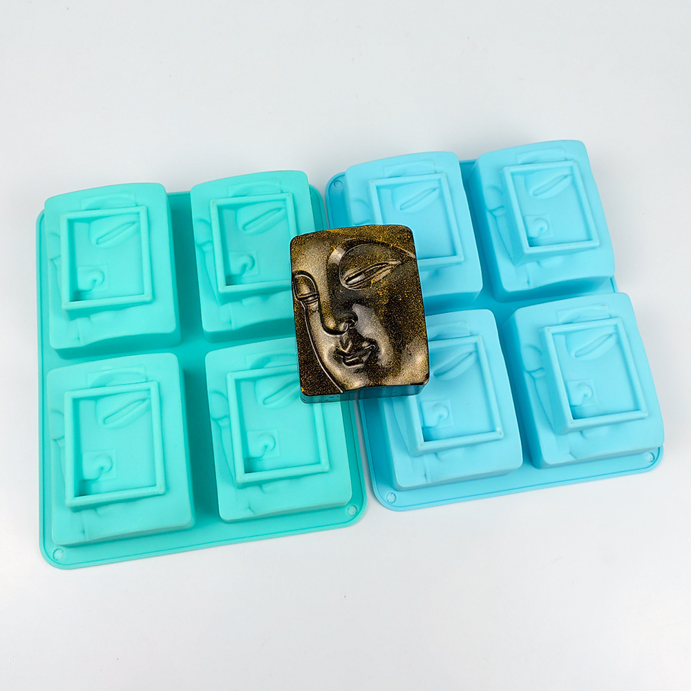 4 Holes Buddha Portrait Soap M – обзор и цена Soap Making Line