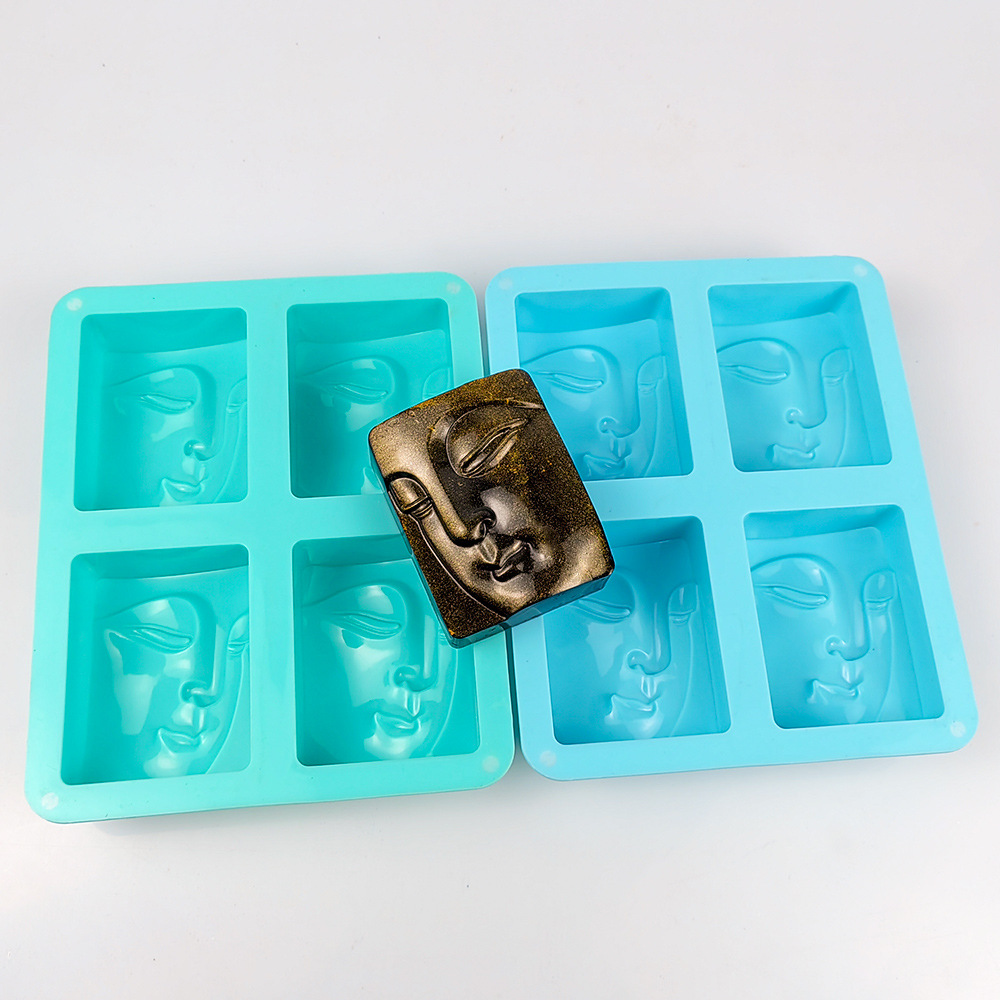 4 Holes Buddha Portrait Soap M – обзор и цена Soap Making Line